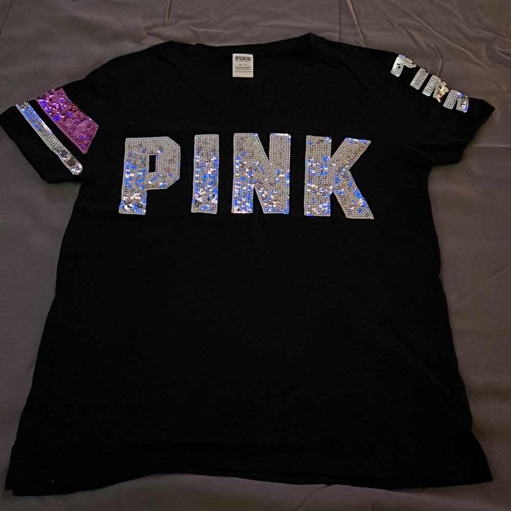 Pink v neck